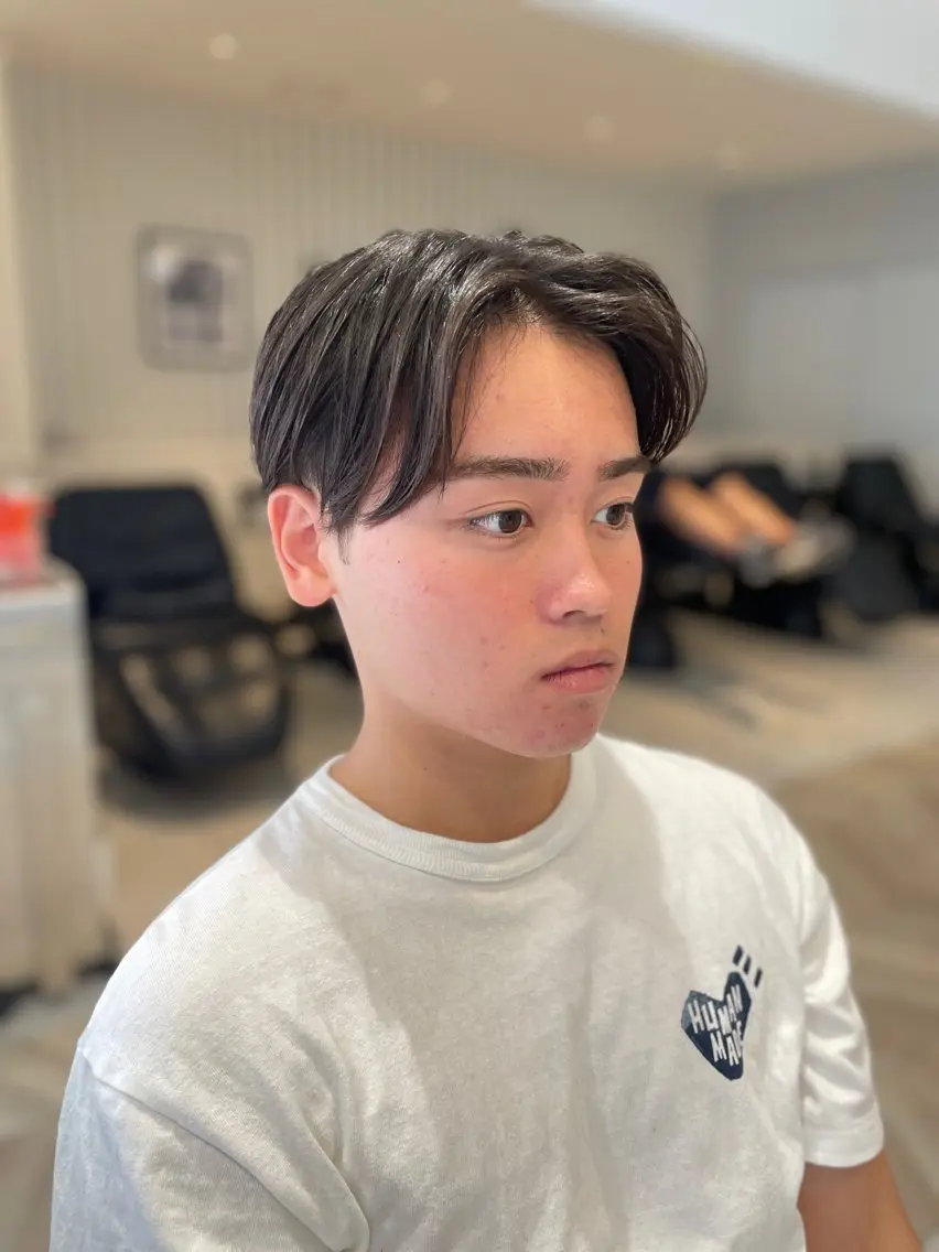 ショート パーマ メンズ カット パーマ メンズパーマ/カット / 古川　諒のヘアスタイル