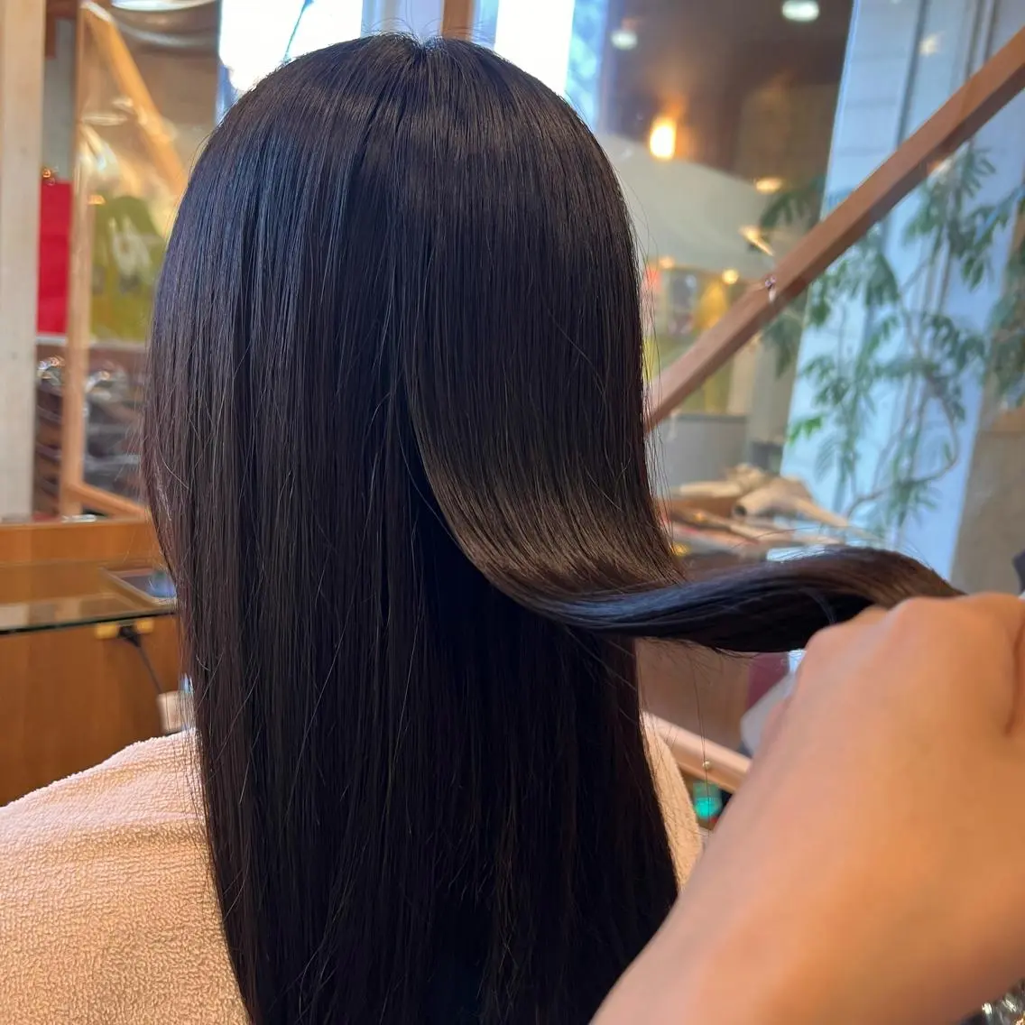 セミロング カラー ブラウンカラー ナチュラルブラウン 🌻井上 マリー🌻のヘアスタイル