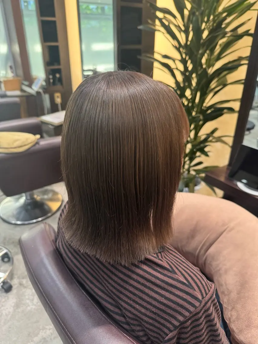 ショート ヘアカラー 髪質改善✨️柴田 妃菜🧸のヘアスタイル