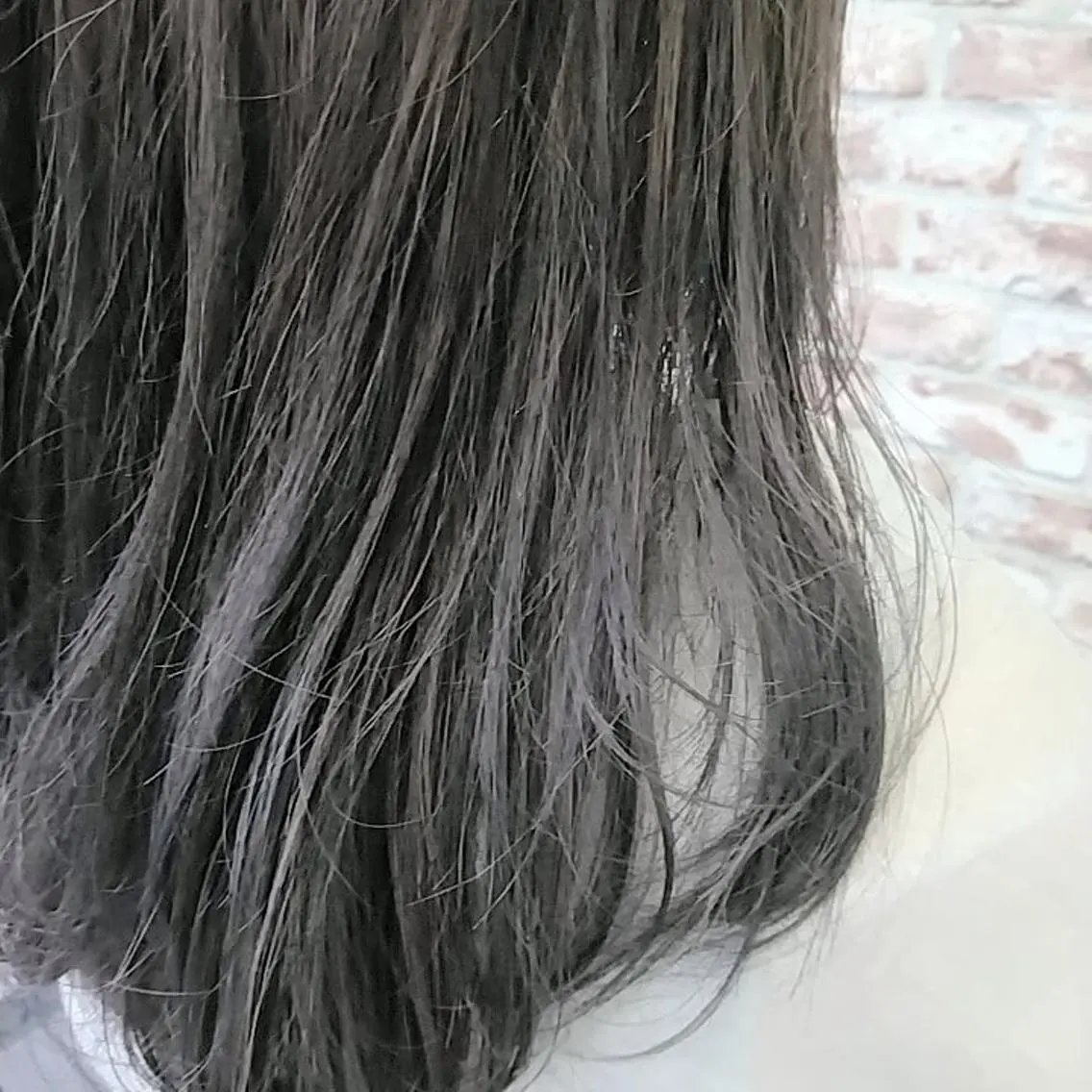 カラー セミロング たき  あいみのヘアスタイル