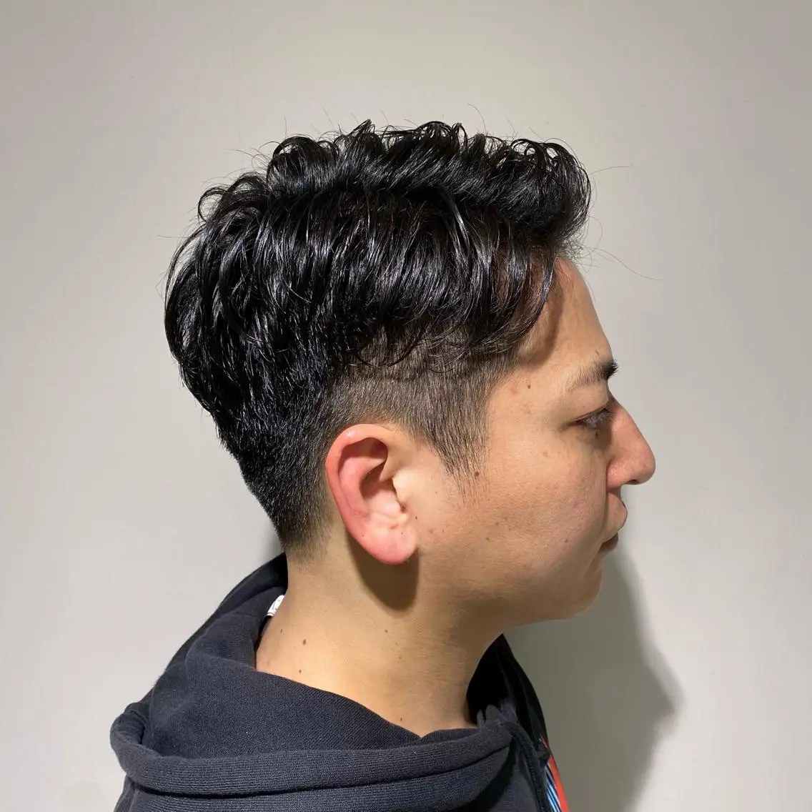 ショート パーマ メンズ カット パーマ 橋本 琉磨のヘアスタイル