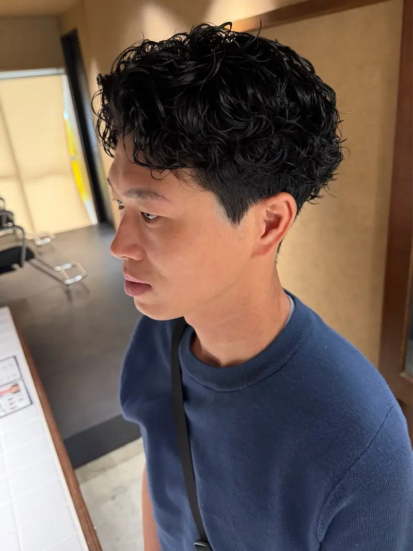 新規限定 ピンパーマ➕カットの写真