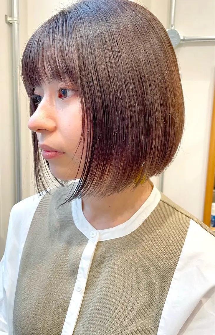 ミディアム カット ヘアカラー KAZU keshiki大名のヘアスタイル