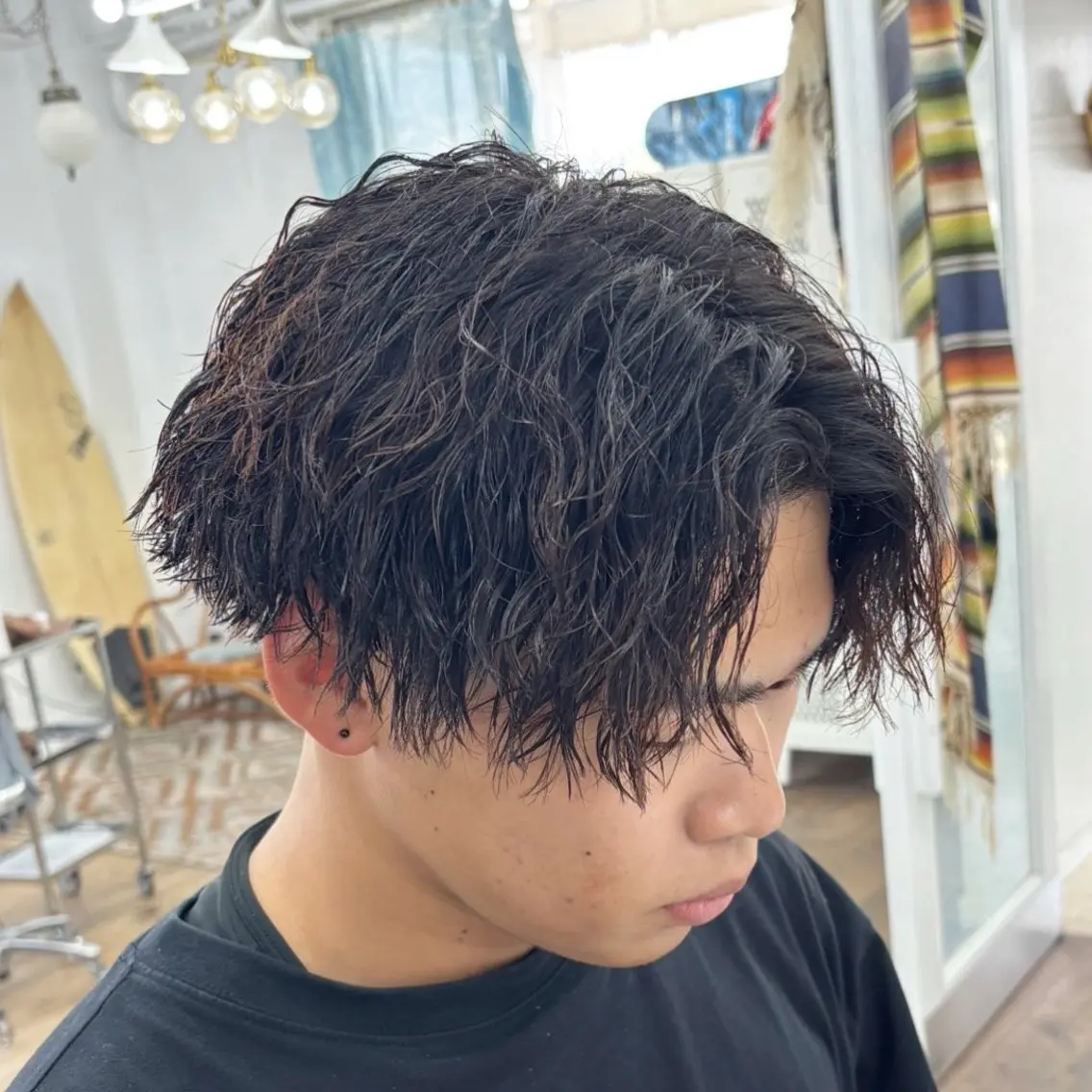パーマ メンズ カット パーマ メンズ特化サロン Ryomaのヘアスタイル