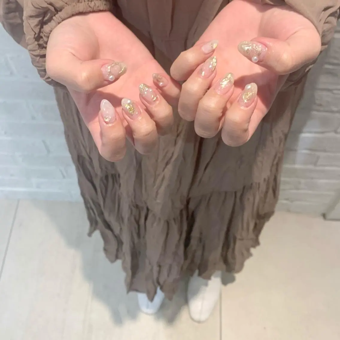 ネイル ニュアンスネイル ハンドネイル 金田 純香のネイルデザイン