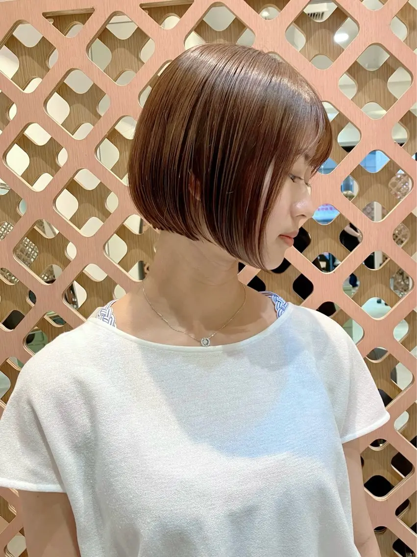 ショート カラー ショートボブ ボブ ショートヘア カット ヘアカラー 川間 将彦のヘアスタイル