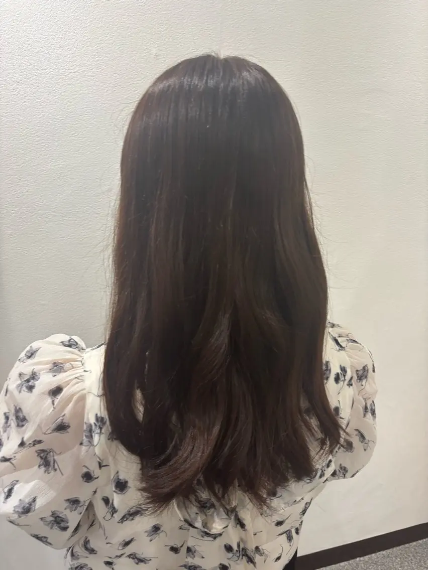 カラー ブラウンカラー ピンクカラー 望月 星音のヘアスタイル