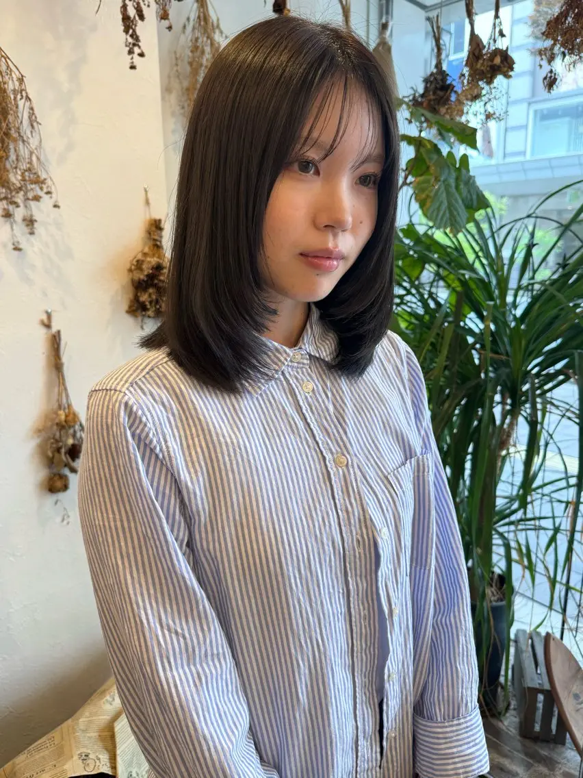 ミディアム カラー ミディアムレイヤー レイヤーカット カット ヘアカラー トリートメント m ā l o.🌷 サカモトマイコのヘアスタイル