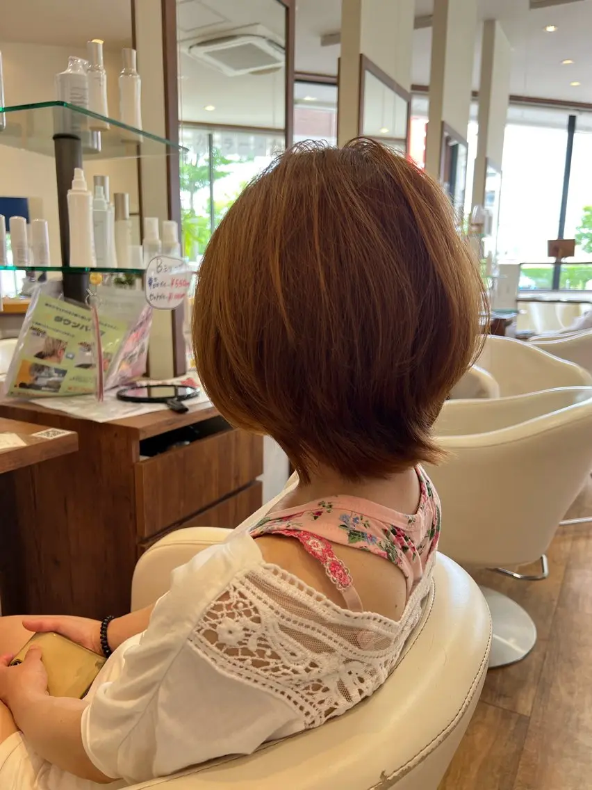 ショート ボブ ウルフカット 一戸 大和のヘアスタイル