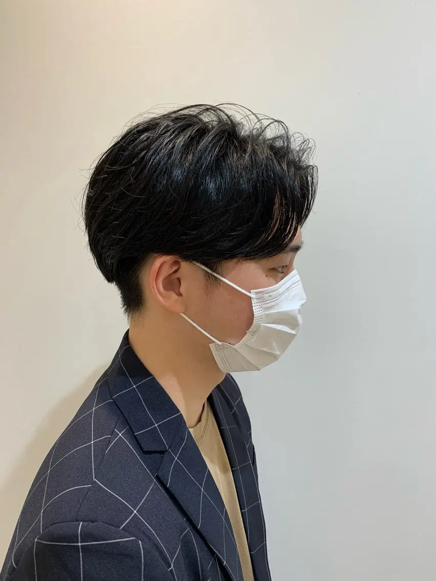 パーマ メンズ オージュアソムリエ 遠藤大河のヘアスタイル