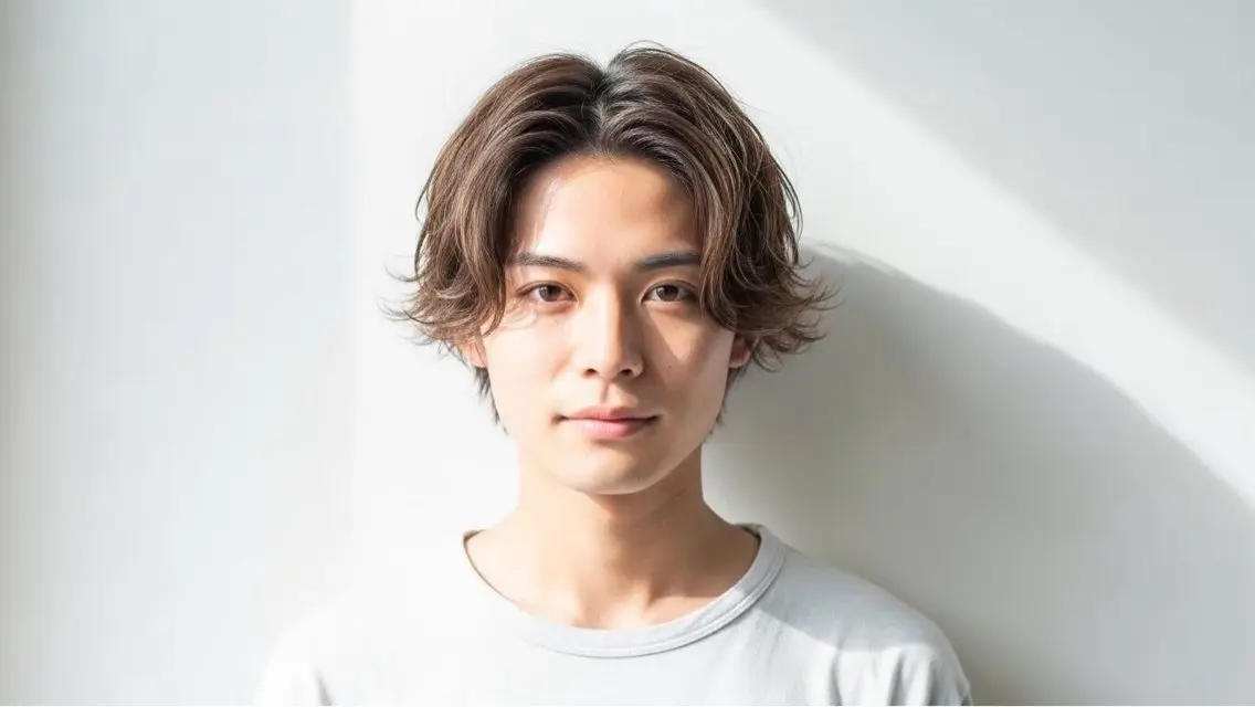 ショート パーマ ヘアアレンジ メンズ メンズパーマ/ メンズカット/岡崎のヘアスタイル
