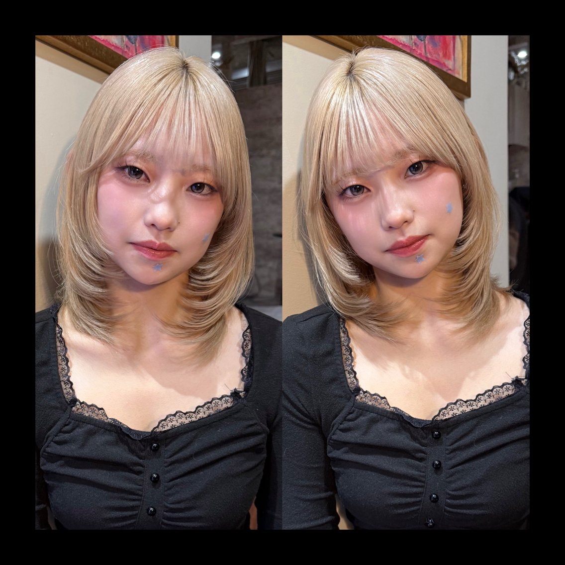 ミディアム カラー カット ヘアカラー トリートメント mai / linoah˚✧のヘアスタイル