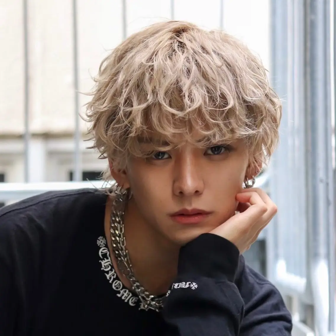 カラー メンズ 🔥ジャス/ 無造作パーマ特化🔥のヘアスタイル