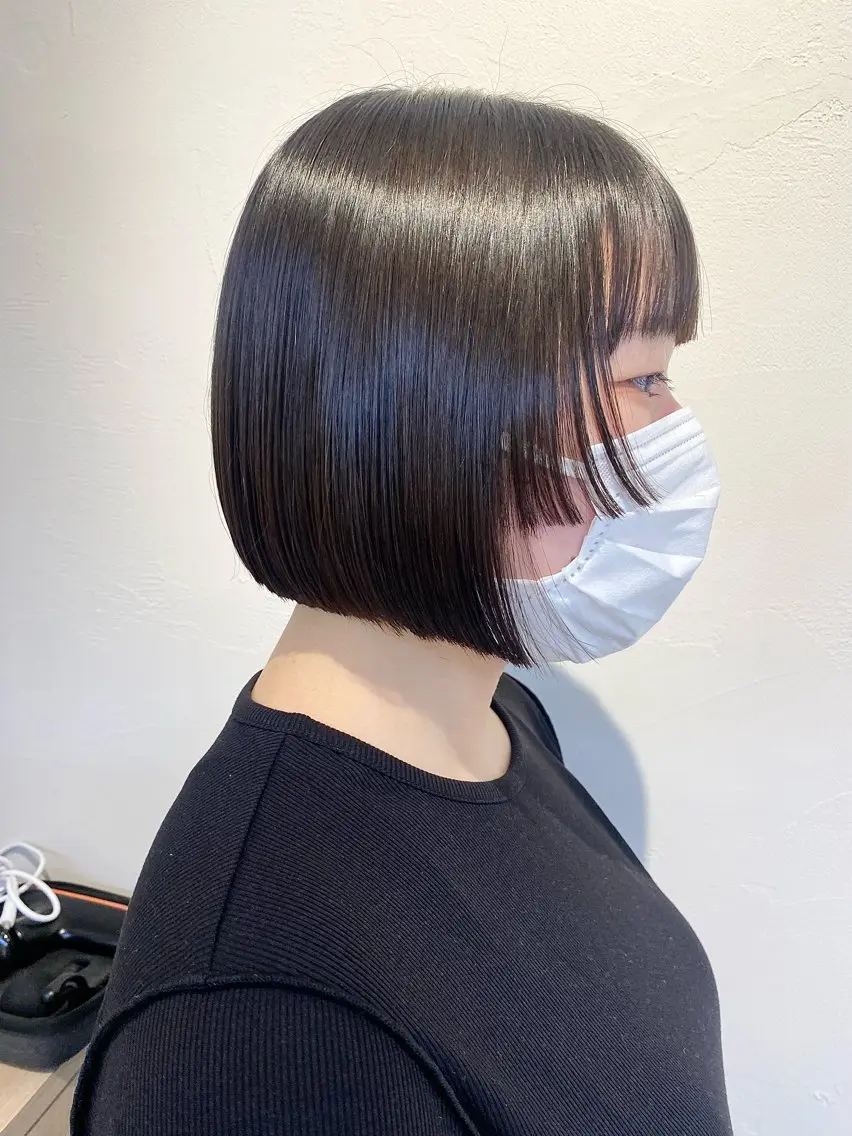 ショート Aya　ブリーチなし 🌱　ダブルカラーのヘアスタイル