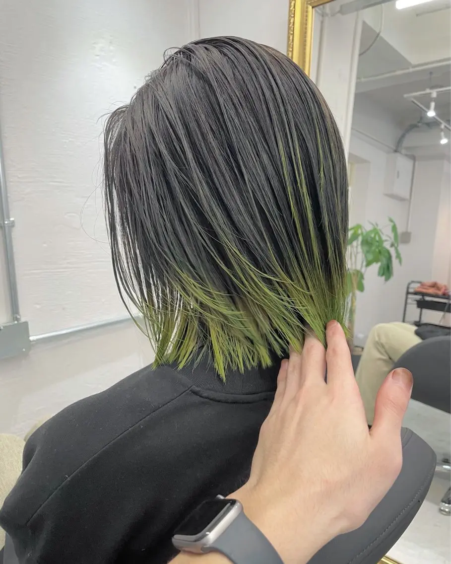 ショート カラー ボブ カット ヘアカラー トリートメント 艶髪/透明感カラー tawadaのヘアスタイル