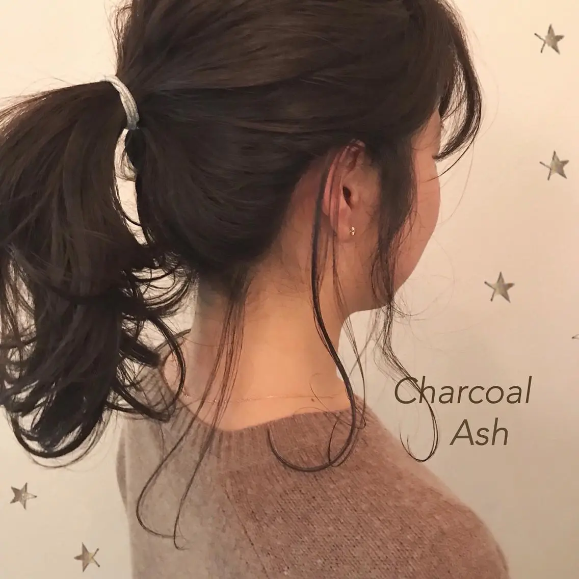 ミディアム カラー 市川 千夏のヘアスタイル