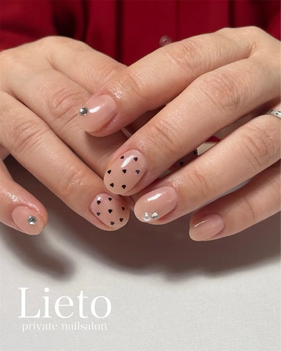 ネイル フレンチネイル グラデーション マグネットネイル ニュアンスネイル ワンカラーネイル nailsalon Lietoのネイルデザイン