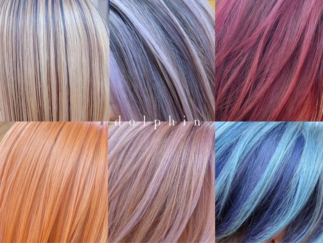 ミディアム カット ヘアカラー dolphin ownerのヘアスタイル