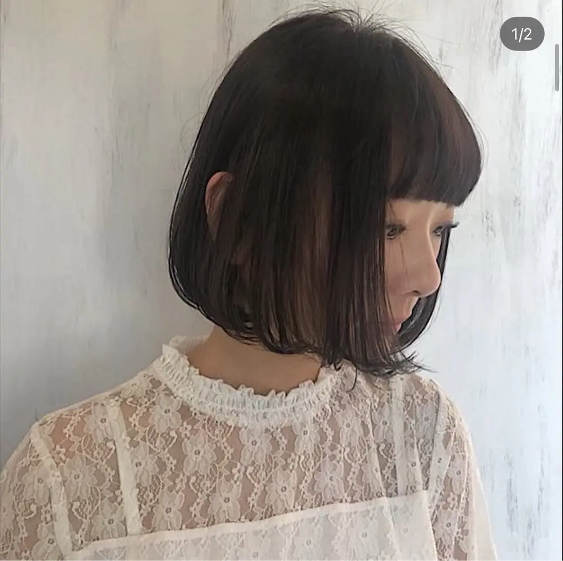 前髪縮毛矯正+骨格似合わせカット+2stepトリートメント🎀の写真