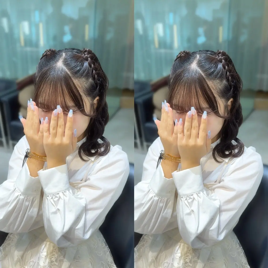 ミディアム ヘアアレンジ ヘアセット Nagi /ヘアメ /艶カラー/メンズのヘアスタイル