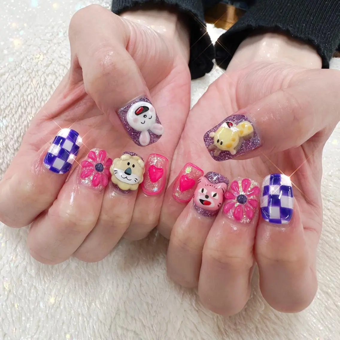 ネイル ハンドネイル パラジェル有/ 長さだし/mahoのネイルデザイン
