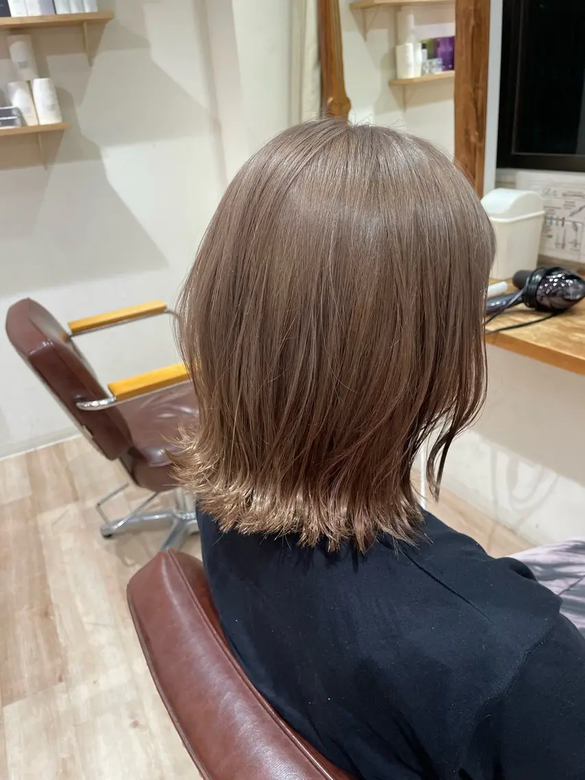 ショート カラー コトミ【メンズ】 【曲がる縮毛矯正】のヘアスタイル