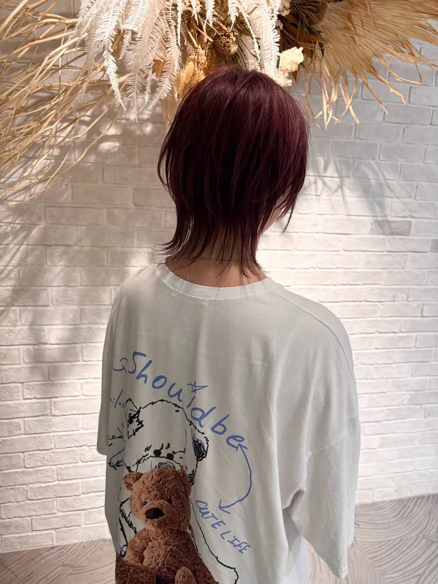 【人気No.1✨】カット+艶カラー+Inborn Basic Treatment ￥17,600→￥7,700の写真