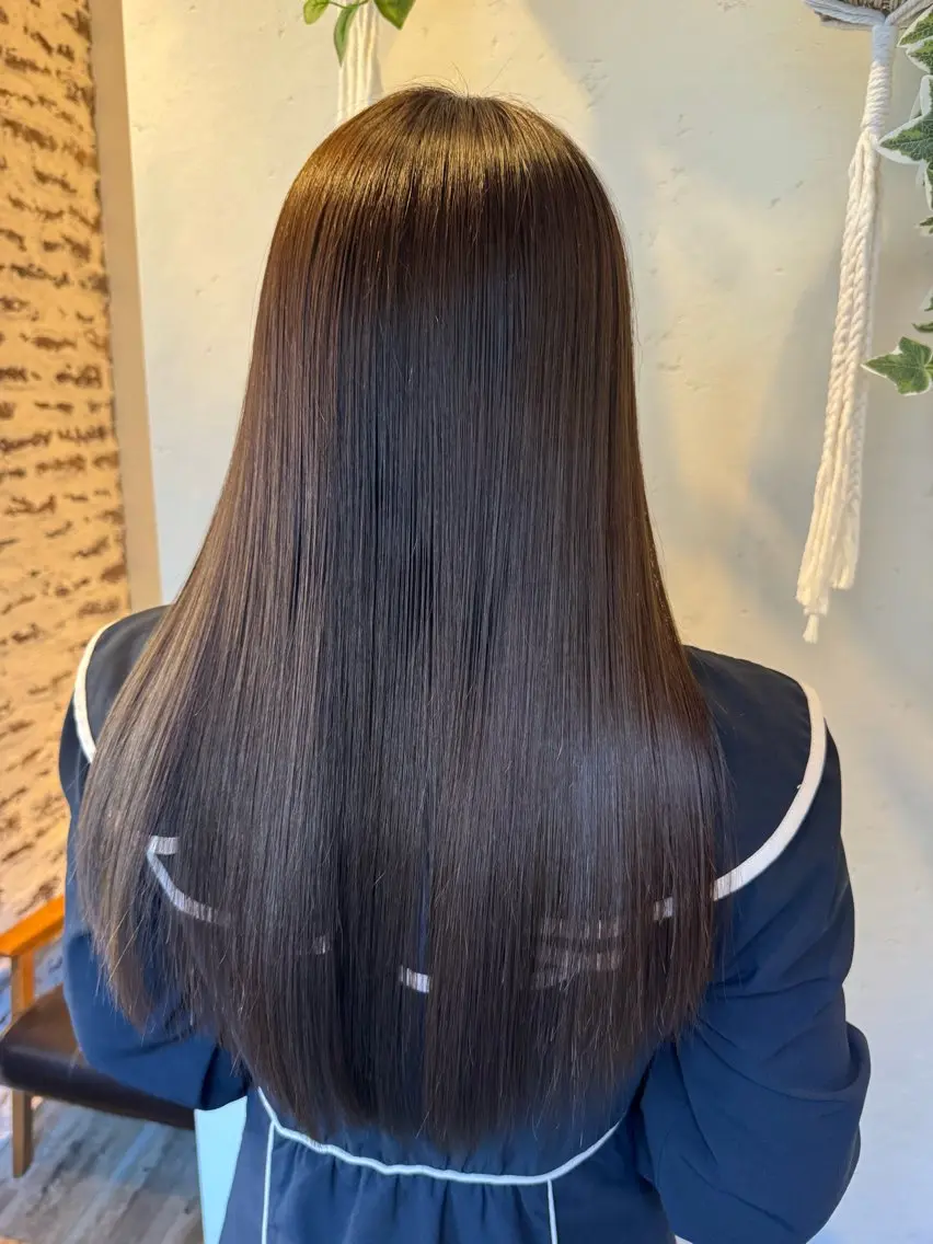 セミロング 髪質改善 曳舟FUKUDAのヘアスタイル