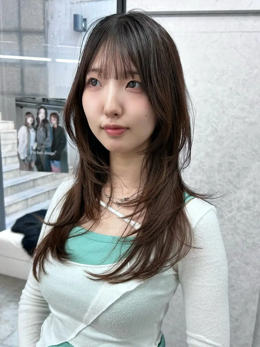 ロング カット Pia ツボイ ケイタのヘアスタイル