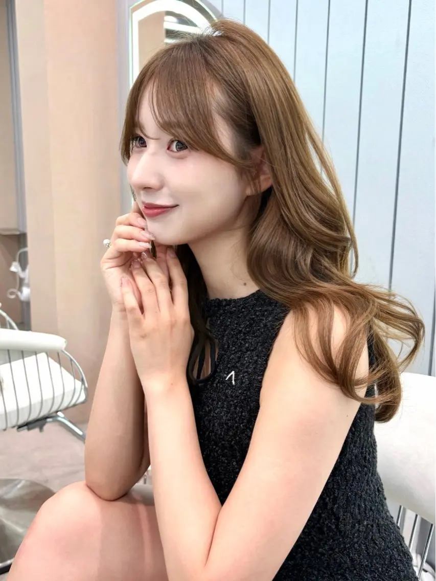 カラー カット ヘアカラー トリートメント ヘアセット 縮毛矯正ブリーチなし 🍒❤ゆうきのヘアスタイル