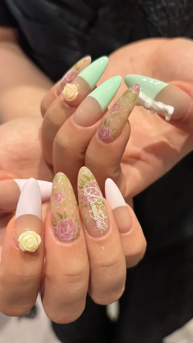 ネイル ハンドネイル 原宿ネイル syukaのネイルデザイン