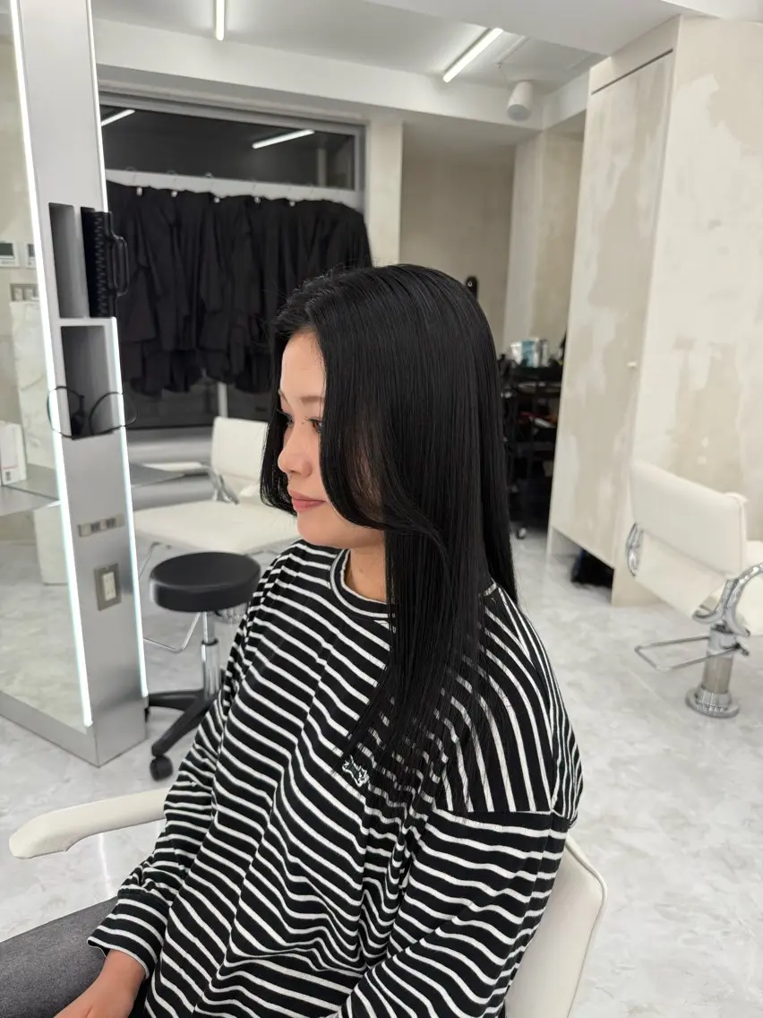 ロング カラー 透明感カラー 💋🩷りなのヘアスタイル