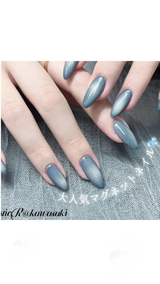 💎ちゅるんマグネット/フラッシュ/ミラー✨トレンドネイル💎の写真