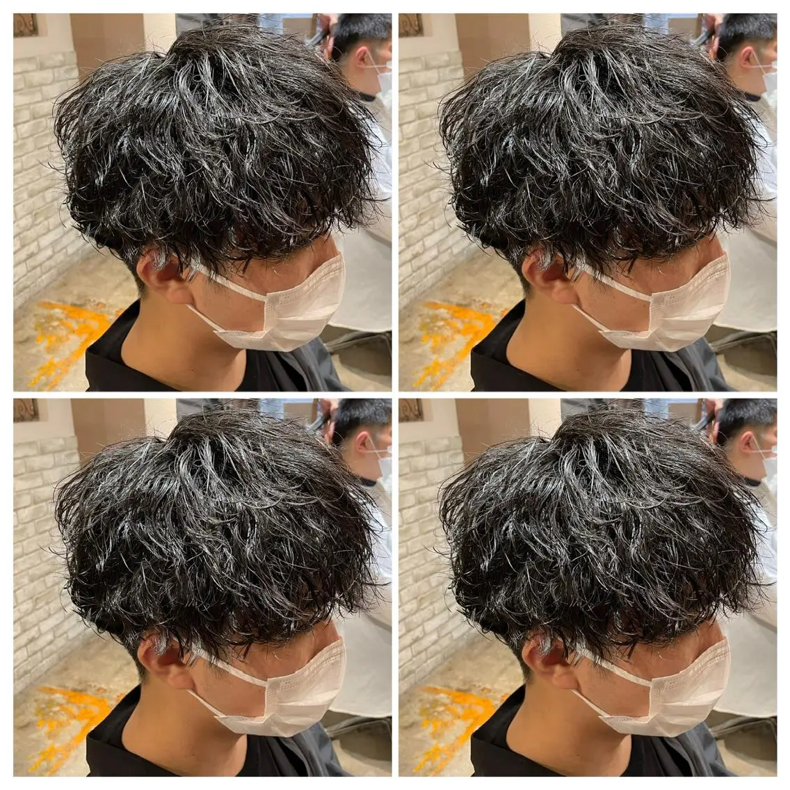 パーマ メンズ カット パーマ トリートメント 店長💎髪質改善 /艶髪/荻原💎のヘアスタイル