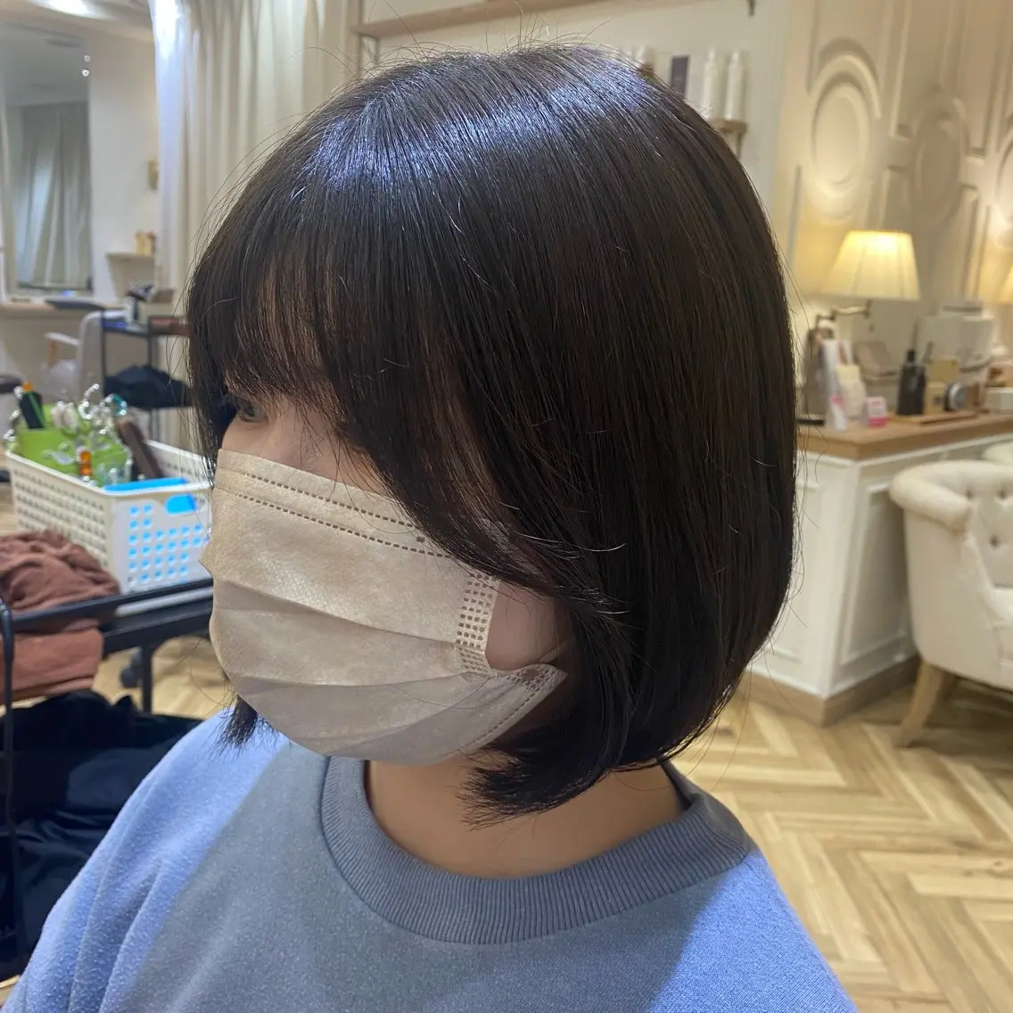 ショート カラー ボブ 韓国ヘア・カラー 🩵SHIZUKUのヘアスタイル