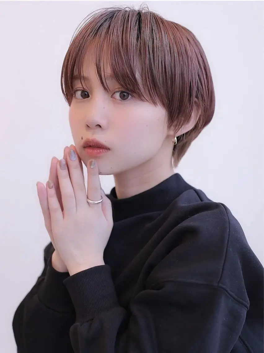 セミロング カラー パーマ ヘアアレンジ 縮毛矯正 髪質改善、癖毛直し 縮毛矯正が得意のヘアスタイル