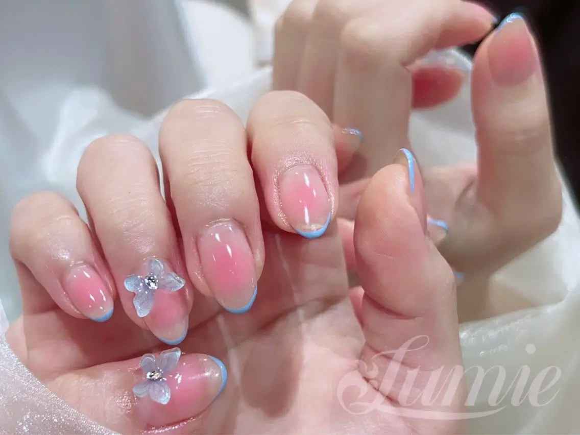 オフ込み🦋定額ワンホンネイル🦋の写真
