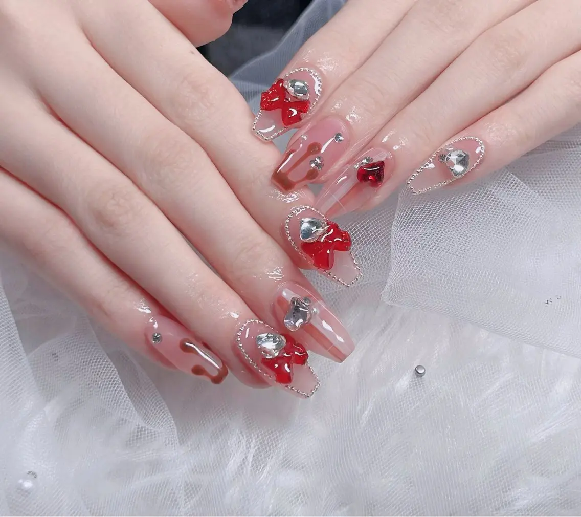 ネイル オーロラネイル フレンチネイル ジェルネイル ハロウィン キラキラネイル ハンドネイル H.baby Nail Salonのネイルデザイン