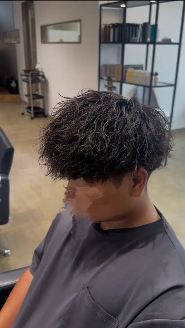メンズ メンズパーマ カット パーマ 堀場 大生/ メンズ特化/野々市のヘアスタイル