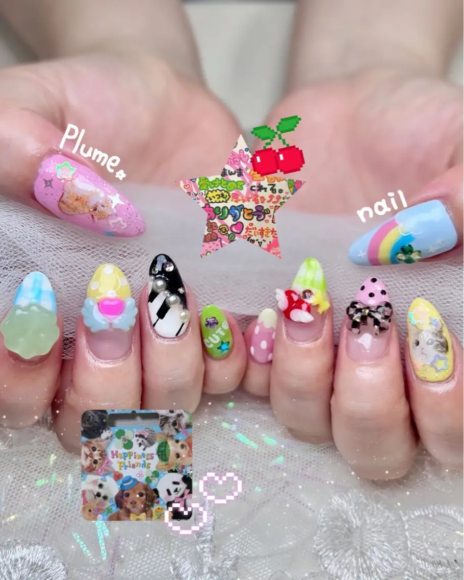 ネイル ハンドネイル plume nail ☆韓国ネイルのネイルデザイン