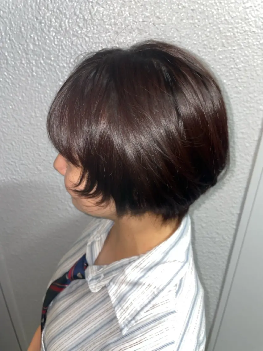 ショート ヘアカラー JURI /HUIのヘアスタイル