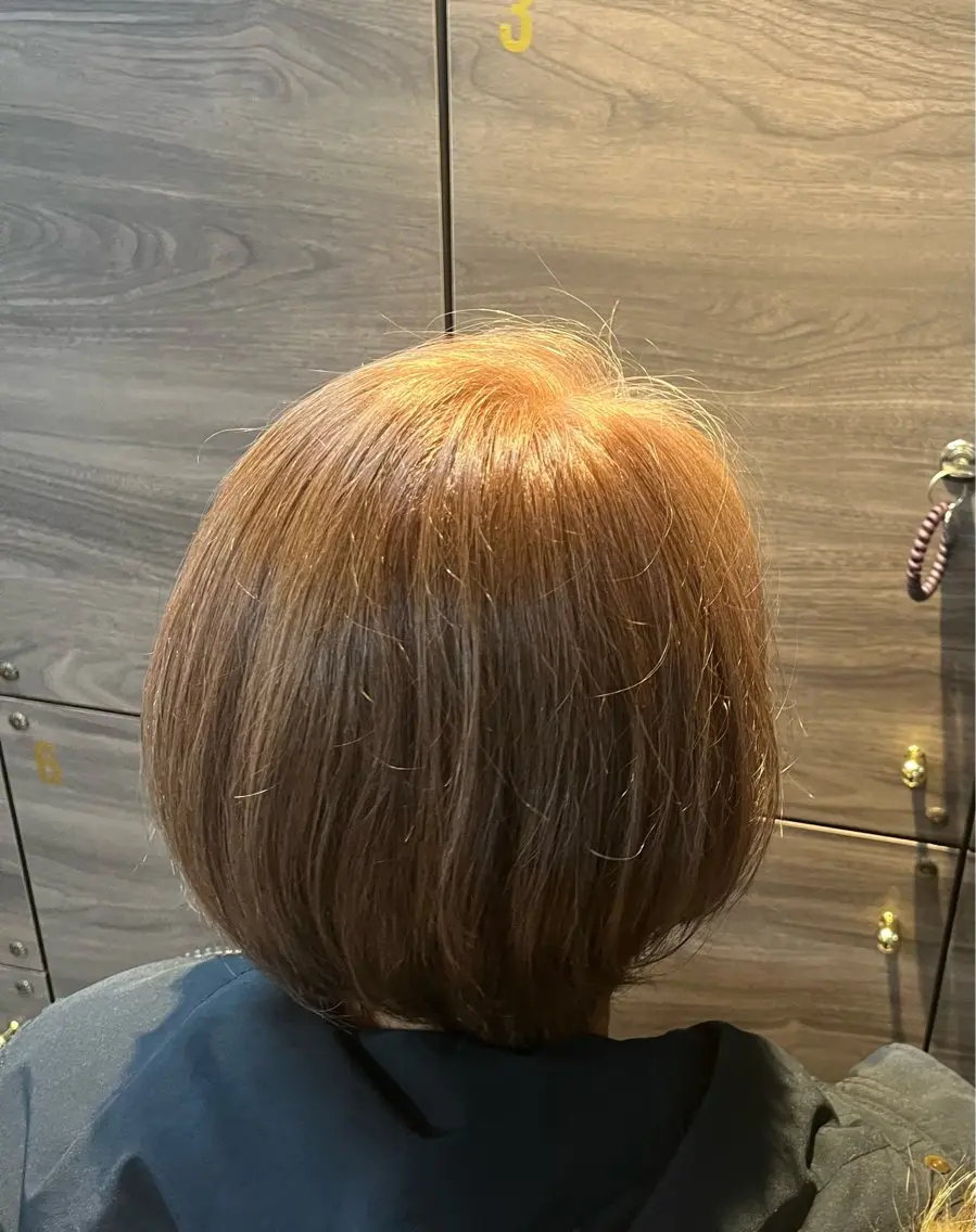 ショート カラー 縮毛矯正⚡️カラー いいじまのヘアスタイル