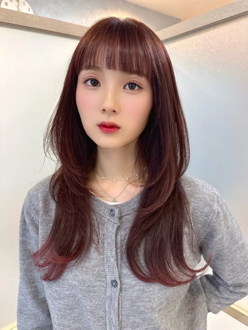 ロング カラー ヘアアレンジ NANA／trend style🕊🍑のヘアスタイル