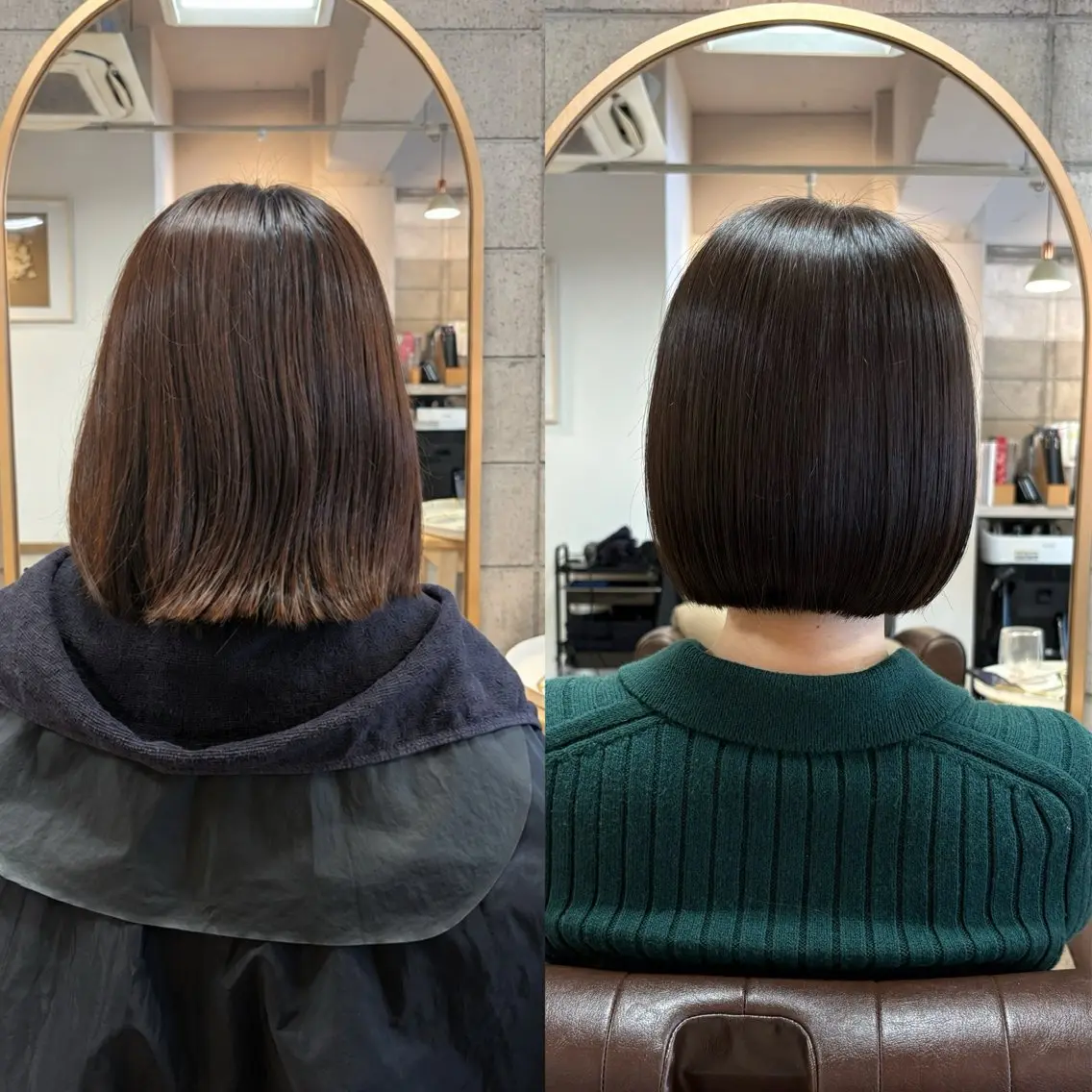 ショート カット ヘアカラー トリートメント 中村 潮音のヘアスタイル