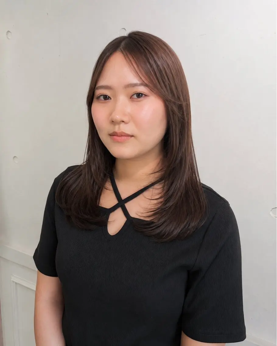 【柔らかさを残して縮毛矯正をかけたい方】弱酸性縮毛矯正の写真