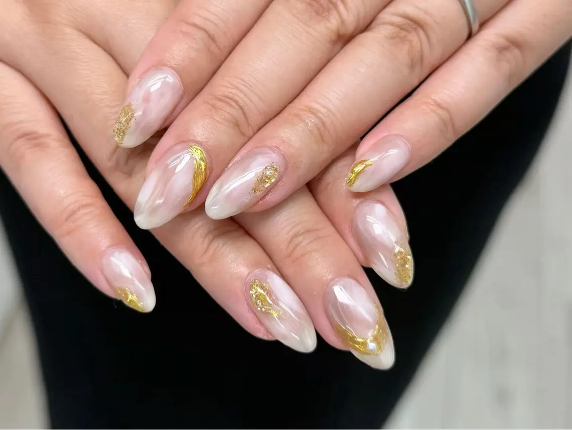 ネイル ハンドネイル OCEAN nail パラジェル　取扱い店のネイルデザイン