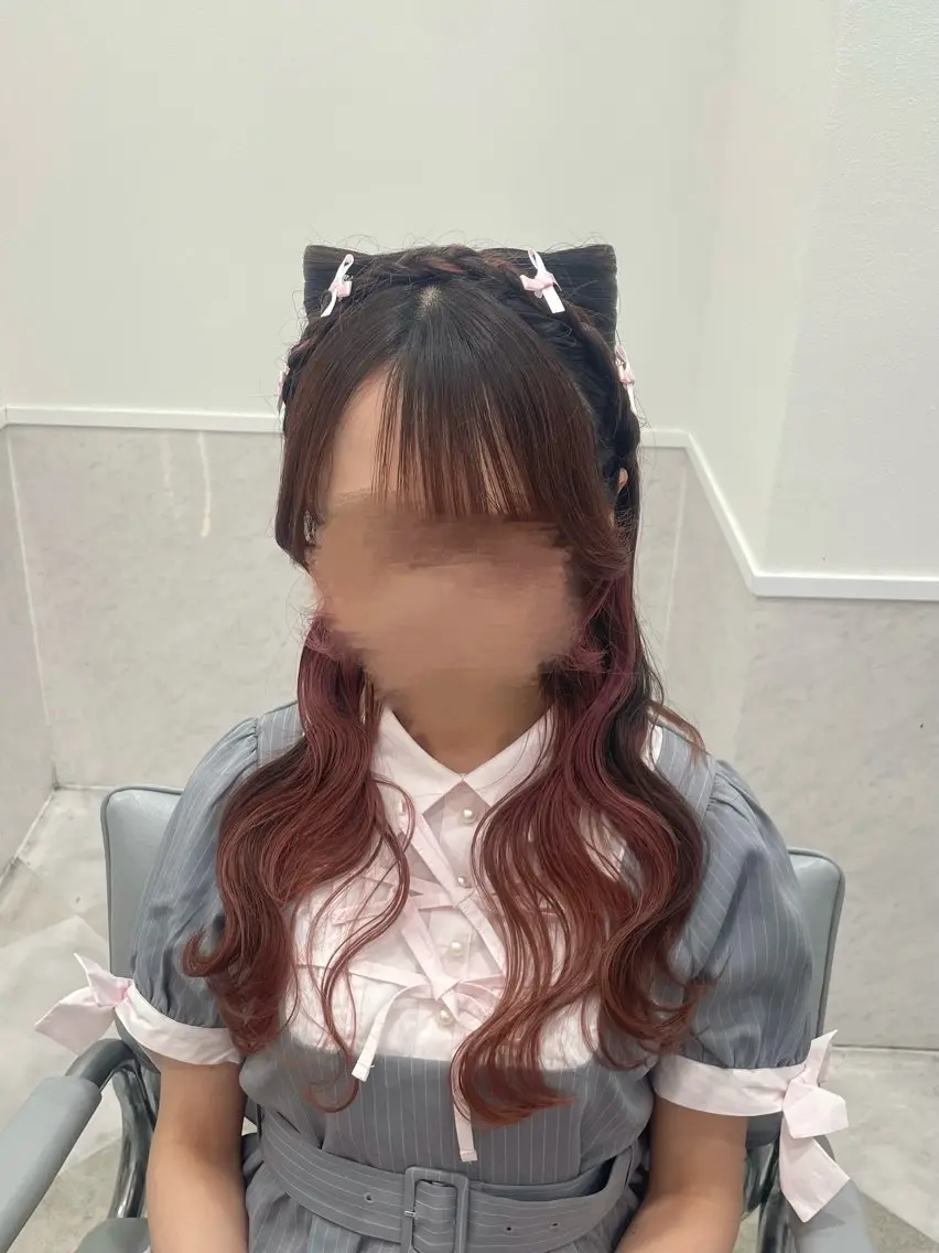 ロング 中村 心のヘアスタイル