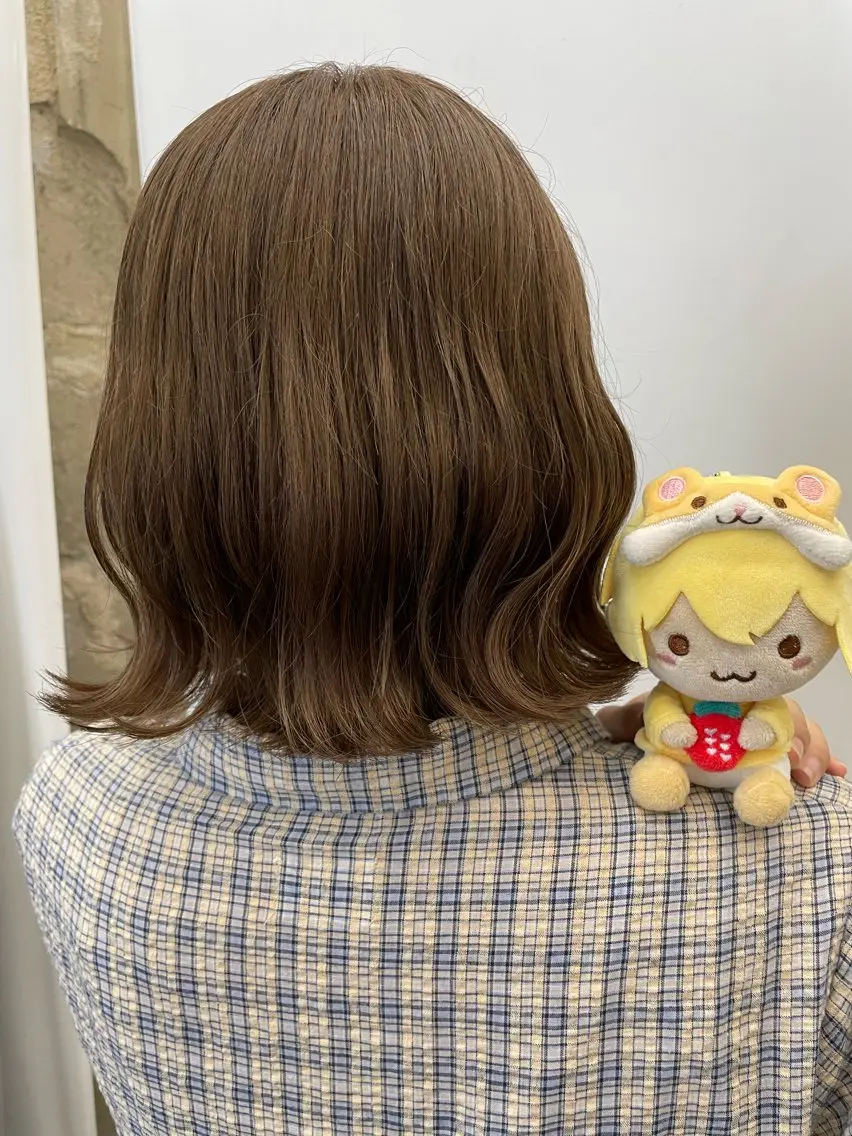 ロング カラー ヘアカラー トリートメント インナーカラー 推し ブリーチ 髪質改善のヘアスタイル