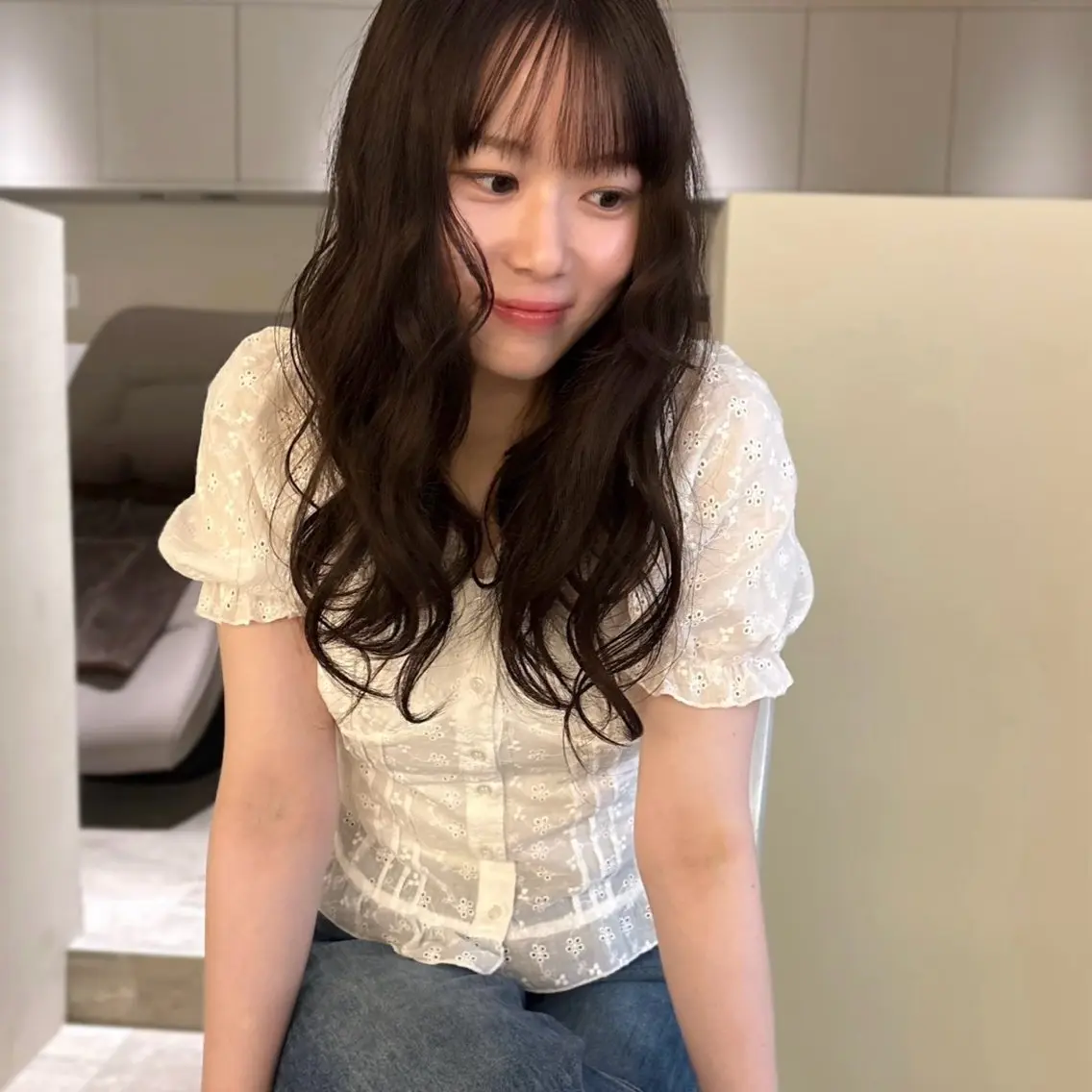 ロング カラー カット ヘアカラー トリートメント hana/艶髪 /透明感カラー🪞のヘアスタイル