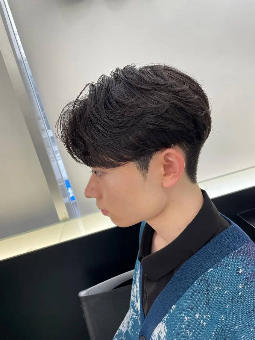 パーマ メンズ 静岡 / 毛流れ特化 /下居真大のヘアスタイル